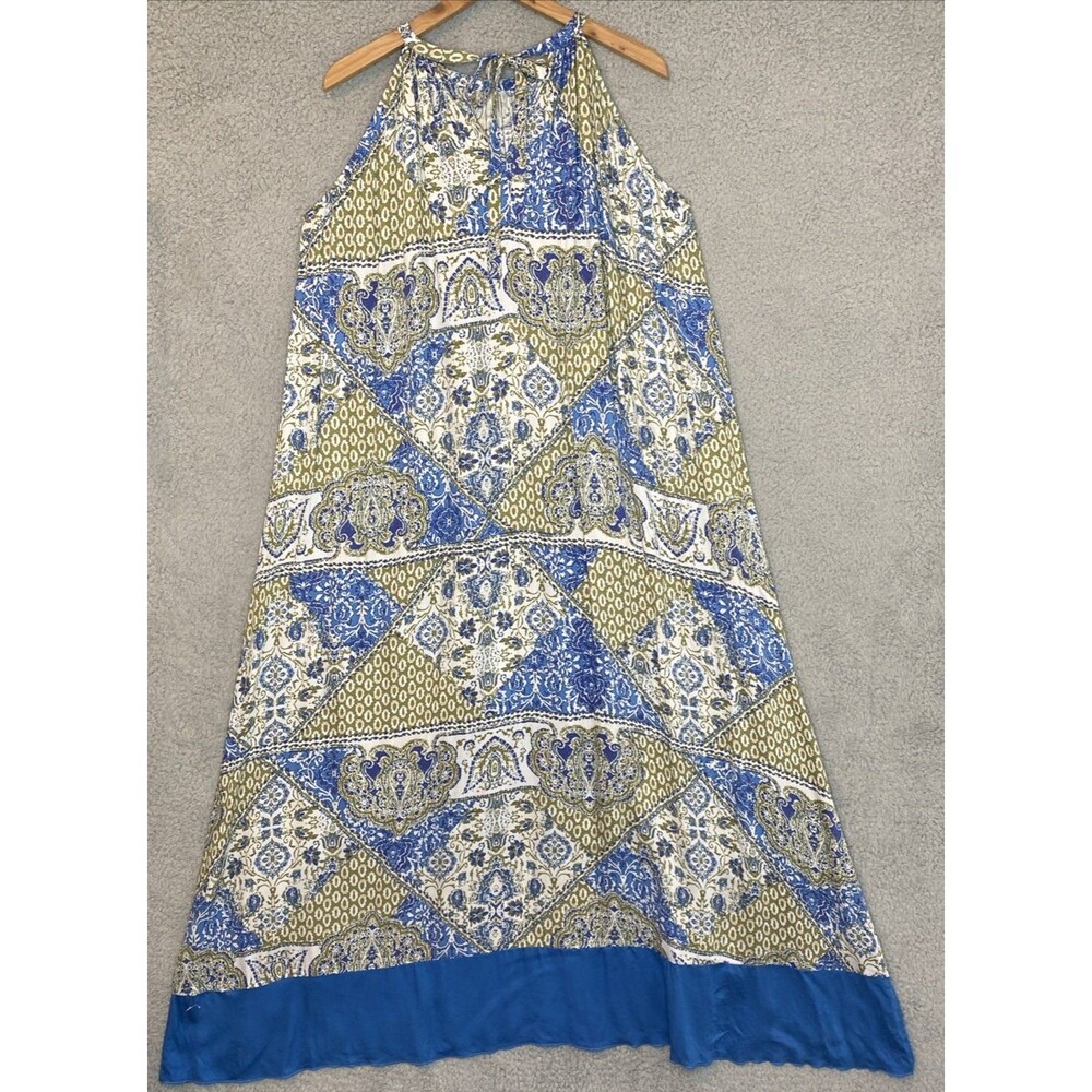 Lascana Boho Coastal Beach Oversized High Low Maxi Dress Women's Size 6 - Picture 4 of 16